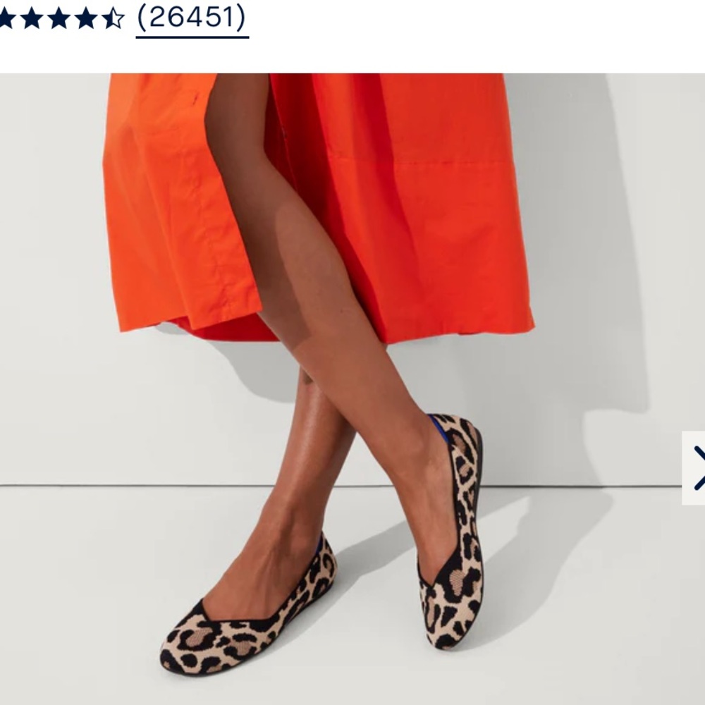 Rothy's Leopard Print Flats